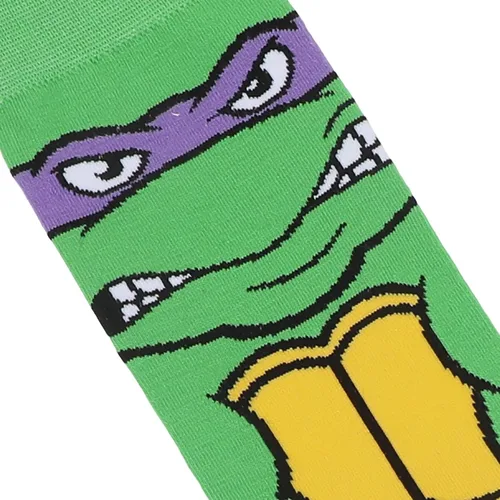 Vista 4 de Bioworld Teenage Mutant Ninja Turtles Animigos Mens Crew Socks