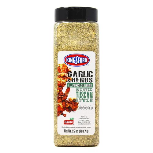 Vista 5 de Kingsford - Condimento multiusos para ajo y hierbas, 5.5 onzas, estilo rústico toscano para cocinar, asar a la parrilla y adobos