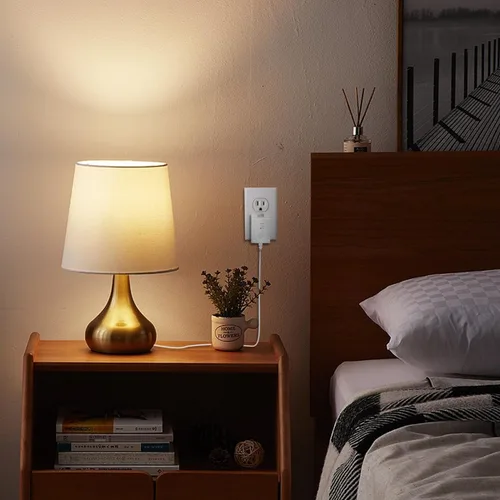 Vista 6 de Lenink - Adaptador de fuente de alimentación AC ajustable para pilas AA, de 3V a 6V, luces LED y decoraciones (Blanco)
