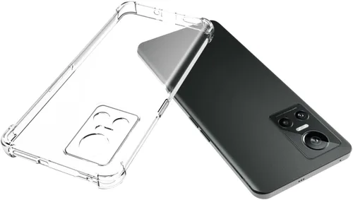Vista 3 de USTIYA Funda para Realme GT Neo 3 Clear TPU Cuatro Esquinas Funda Protectora Transparente Suave Funda