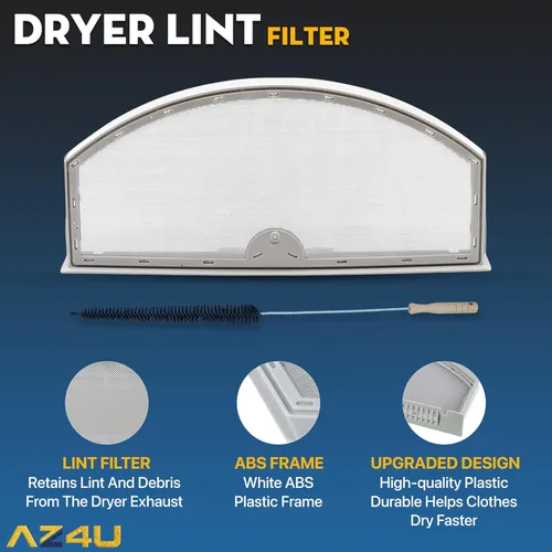 Vista 5 de AZ4U Filtro de pelusa de repuesto para General Electric (GE) HotPoint WEO3X23881 GTD42EASJ2WW GTX22EASK0WW GTD42GASJ0WW HTX21EASK0WW GTD45EASJ0WS