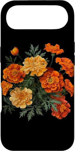 Vista 27 de Funda para iPhone 17 con diseño de flores de caléndula del mes de nacimiento