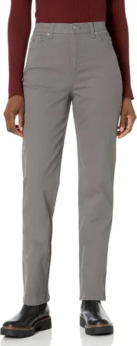 Vista 35 de Gloria Vanderbilt - Pantalones de mezclilla Amanda clásicos de tiro alto y pierna cónica petite para mujer Begonia Bloom