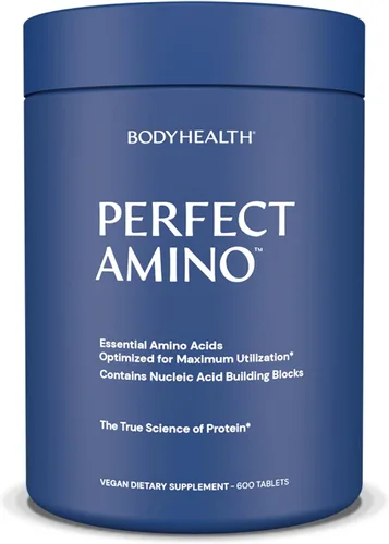 Vista 8 de BodyHealth PerfectAmino Tablets (1 unidad), los 8 aminoácidos esenciales con BCAA + lisina, fenilalanina, treonina, metionina, triptófano