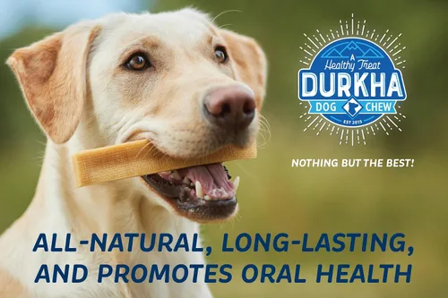 Vista 6 de Durkha Masticables de queso de yak: masticables de queso de yak del Himalaya, golosinas naturales, saludables y duraderas para perros, alternativas