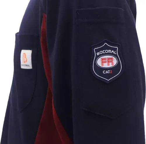 Vista 32 de BOCOMAL FR Shirts - Camisa ligera de 5.5 onzas de manga corta y resistente al fuego/ignífuga