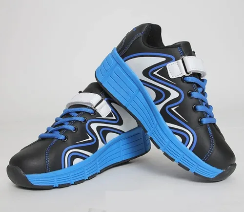 Vista 4 de SDSPEED Zapatos con ruedas para niños y niñas, con ruedas