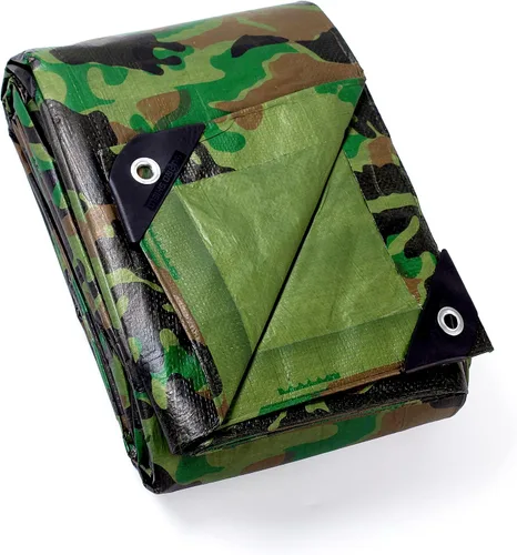 Vista 12 de GUARD SHIELD Lona de camuflaje resistente impermeable de 6 x 6 pies, lona de camuflaje cubierta de polietileno de 10 mil
