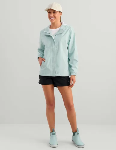 Vista 3 de HUK Chaqueta Storm Heavy Duty 2.0 para mujer, impermeable, resistente al viento y transpirable, abrigo de lluvia para mujer