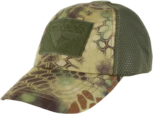 Vista 2 de Condor Gorra de malla flexible para exteriores, Negro - Kryptek Highlander