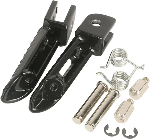Vista 4 de TCT-MOTORPARTS Estriberas para reposapiés trasero delantero negro para Suzuki GSXR1000 2005-2025 GSXR600 750 2006-2025