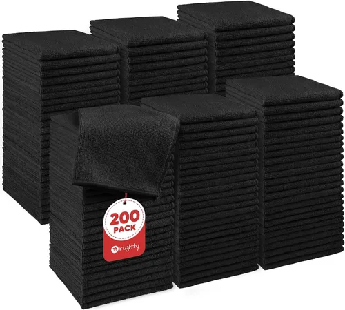 Vista 31 de Orighty Paquete de 5 toallas faciales de microfibra, altamente absorbentes y suaves al tacto, toallas de mano para baño, hotel, spa y gimnasio, 11.5