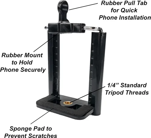 Vista 8 de DaVoice Soporte para teléfono celular para parabrisas de automóvil, compatible con iPhone X XS Max XR 8 Plus 7 Plus 6S Plus 6 Plus SE Samsung Galaxy
