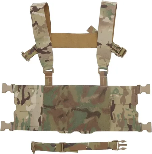Vista 10 de Arnés táctico MOLLE Mag Pouch Chest Rig H