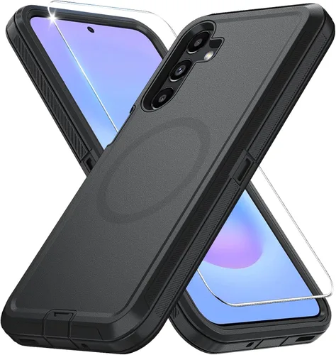 Vista 26 de Funda magnética para Samsung Galaxy S24+ Plus compatible con carga Magsafe [protector de pantalla de vidrio]