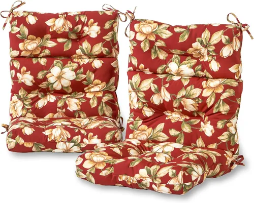 Vista 60 de Greendale Home Fashions Adobe Stripe - Cojín para silla de respaldo alto para exteriores (44 x 22 pulgadas)