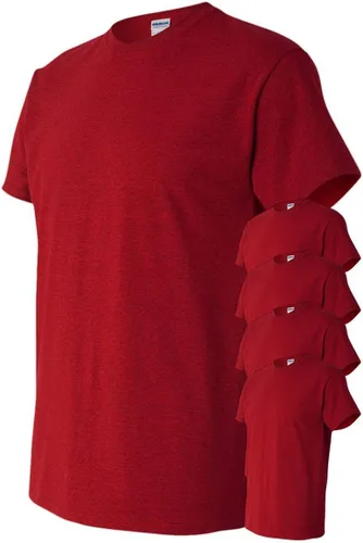 Vista 261 de Gildan Camiseta G500 para hombre Ceniza/baya