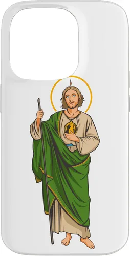 Vista 17 de Funda para iPhone 16 San Judas Tadeo. Santo De Las Causas Difícil