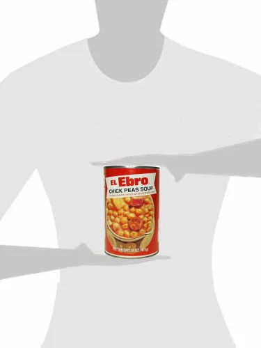 Vista 4 de Garbanzos El Ebro listos para comer (guiso de garbanzos) 15 oz Sirve 2