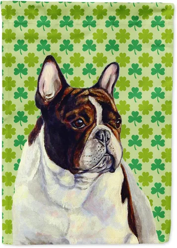 Vista 88 de Caroline's Treasures SS4442GF Affenpinscher Bandera de jardín con retrato de trébol del día de San Patricio para buzón, bandera decorativa