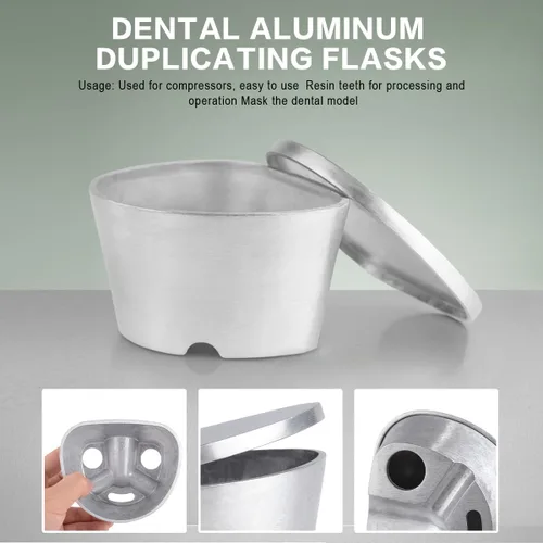 Vista 3 de Equipo de laboratorio dental JT-13 de los frascos que duplican de aluminio dental