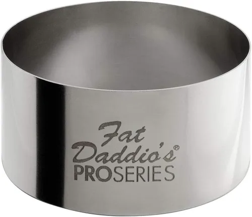 Vista 38 de Fat Daddio's Anillo redondo de acero inoxidable para pasteles y pastelería, 4 x 3 pulgadas