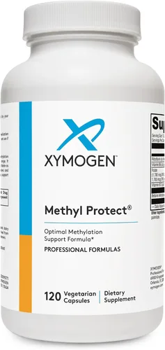 Vista 10 de XYMOGEN Methyl Protect - Fórmula de metilación óptima con folato de metilo, vitamina B12 (metilcobalamina b12), riboflavina + vitaminas B6