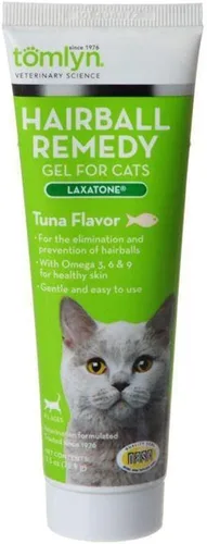 Vista 9 de Tomlyn Laxatone Gel de Remedio para Bolas de Pelo con Sabor a Hierba Gatera para Gatos, 4.25oz