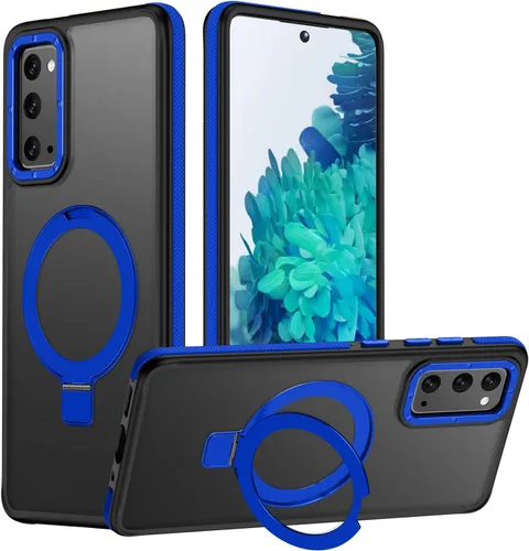 Vista 49 de Funda para Samsung Galaxy S24 Plus, soporte de anillo magnético ajustable [compatible con Magsafe], [protección a prueba de golpes de grado militar]
