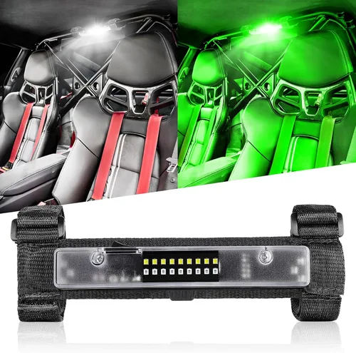 Vista 8 de Nirider Luz Interior UTV Universal Montaje en Barra Antivuelco Luces LED Luces de Jaula Antivuelco Utilitaria Luz Interior de Cúpula de Cortesía