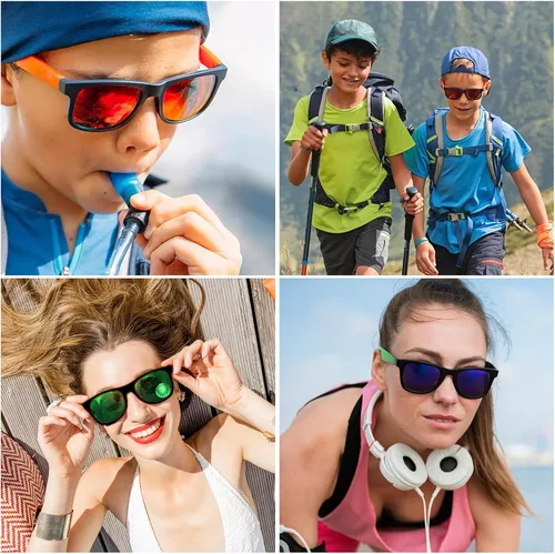 Vista 6 de 64120 PCS Sunglasses Party Favors Bulk,Neon Sunglasses with UV Protection for Adults Kids Boys Girls Pool Beaach