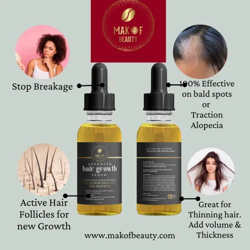 Vista 3 de Tratamiento eficaz para el crecimiento del cabello: biotina, colágeno, proteína y 38 aceites esenciales para un cabello más largo y grueso. Hidrata