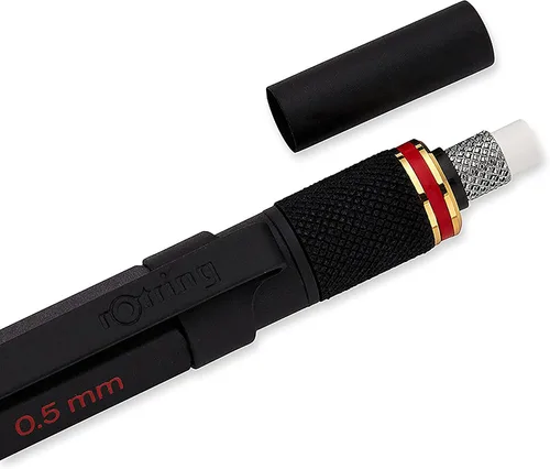 Vista 4 de rOtring 800+ Lápiz Mecánico y Stylus para Pantalla Táctil 0.5 mm Negro