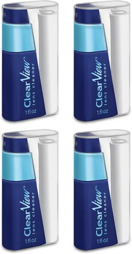 Vista 8 de Kit portátil de limpieza de lentes Clear View – Tamaño de viaje con solución de limpieza premium, spray recargable + paño de microfibra, seguro