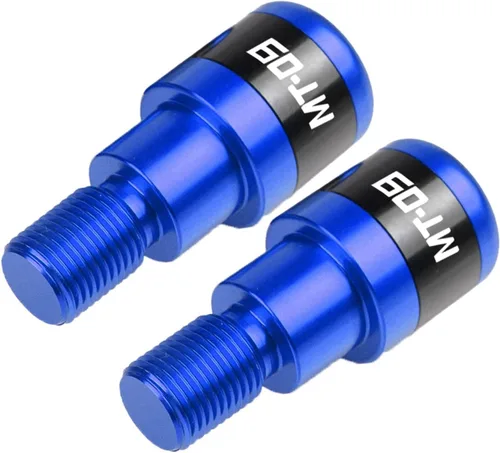 Vista 10 de Para Yamaha MT-09 FZ-09 2014 2015 2016 MT09 FZ09 MT FZ 09 Accesorios de motocicleta Manillar Grips Mano extremos Cap (Color : A Negro)