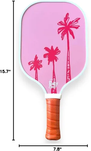 Vista 4 de Rally Club Paletas de pickleball para hombres y mujeres Núcleo compuesto de panal de fibra de carbono Ligero duradero Diseño único elegante