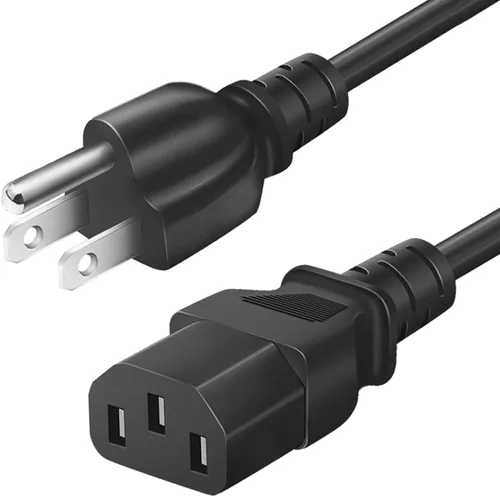 Vista 8 de Cable de alimentación de CA para Samsung Sony Lg Toshiba Dynex Panasonic Viewsonic LCD TV, computadora y monitor, cable universal de 3 pies de 3