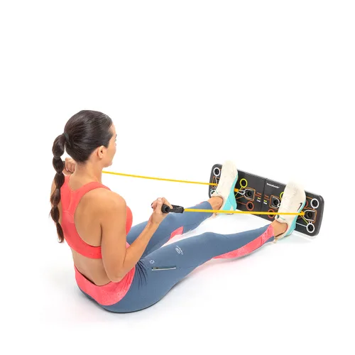 Vista 14 de Tabla de Flexiones Push-Up con Bandas de Resistencia y Guía de Ejercicios Pulsher InnovaGoods