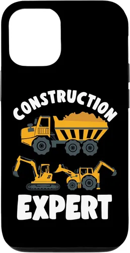 Vista 27 de iPhone 13 Pro Max Truck Construction Expert Excavator Digger para niño pequeño caso