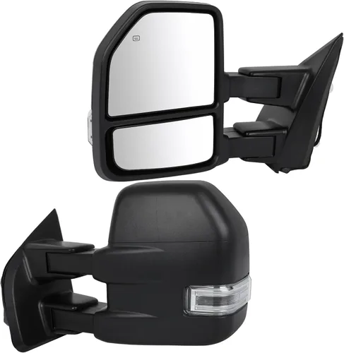 Vista 34 de Espejo Lateral del Conductor o del Pasajero Compatible con 1980-1996 Para Ford F150 1980-1996 Para Ford F250 1980-1996 Para Ford F350 Operado
