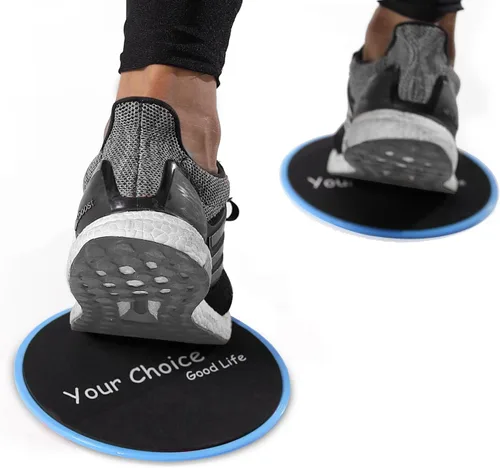 Vista 2 de Your Choice Deslizadores Equipo de fitness Deslizadores de piso Ejercicio Deslizadores de núcleo deslizantes Discos deslizantes para entrenamiento