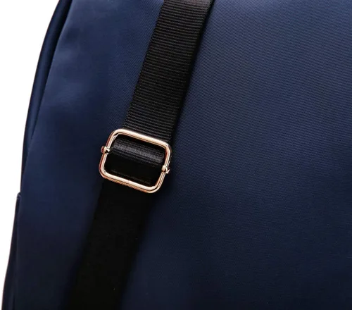 Vista 8 de Mochila chica para mujer, de nailon, impermeable, para la universidad, de moda, para uso diario