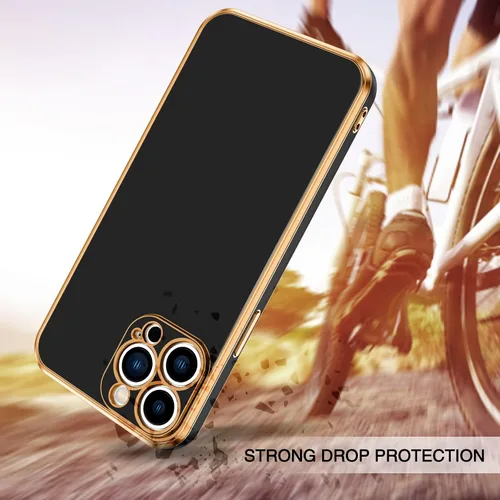 Vista 4 de BENTOBEN Funda para iPhone 13 Pro Max, delgada, suave, de lujo, galvanizada, para iPhone 13 Pro Max, para mujeres, hombres y niñas, a prueba