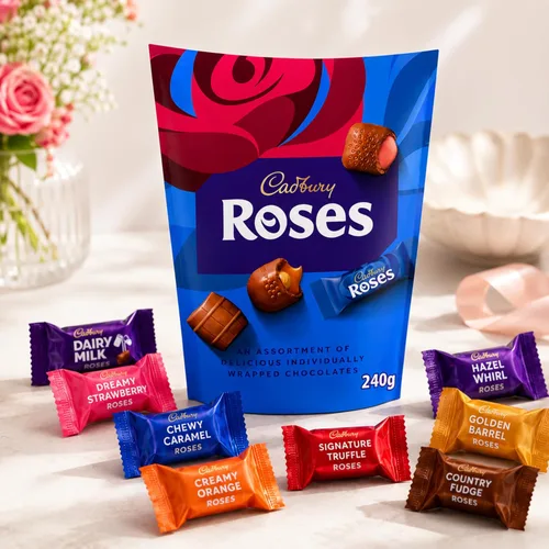 Vista 3 de Cadbury Rosas Cartón 10.23 oz