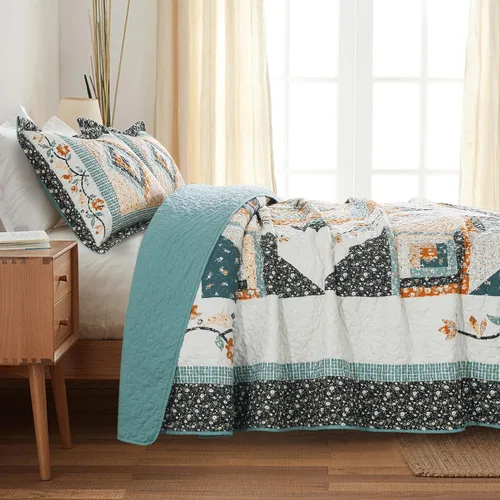 Vista 5 de BEDIFANY 2 fundas de almohada florales con relleno de algodón, fundas de cojín decorativas neutrales para sofá, dormitorio, sala de estar
