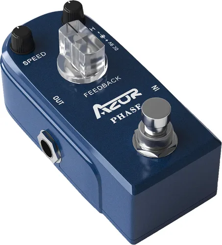 Vista 18 de AZOR - Pedal de efecto de guitarra para bajo de 5 bandas, ecualizador de pedal de efectos para bajo eléctrico, True Bypass, aleación de aluminio