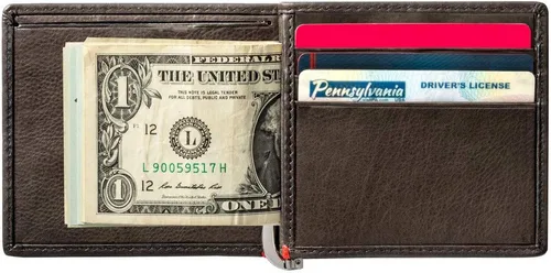 Vista 3 de Zippo Monedero De Cuero Clip De Dinero