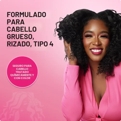 Vista 3 de Mielle Organics Acondicionador Sin Enjuague de Granada y Miel para Cabello Rizado - Desenredante Hidratante y Tratamiento para Cabello Rizado