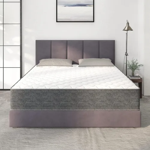 Vista 7 de NapQueen Tamaño Completo, Colchón Híbrido New Victoria de 10 Pulgadas con Gel Refrigerante Infundido, Resortes de Bolsillo y Espuma Viscoelástica
