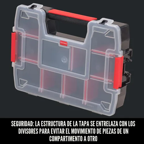 Vista 8 de CRAFTSMAN Organizador de almacenamiento de herramientas pequeño de 10 compartimentos, plástico (CMST14021)